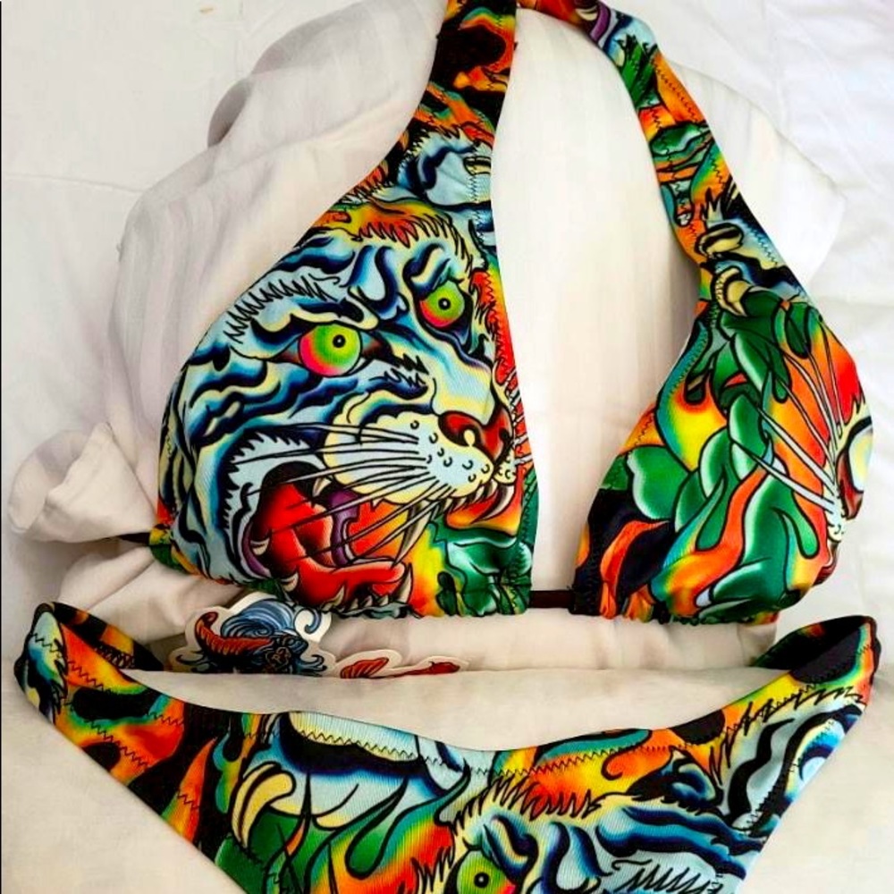 NWT Ed Hardy bikini